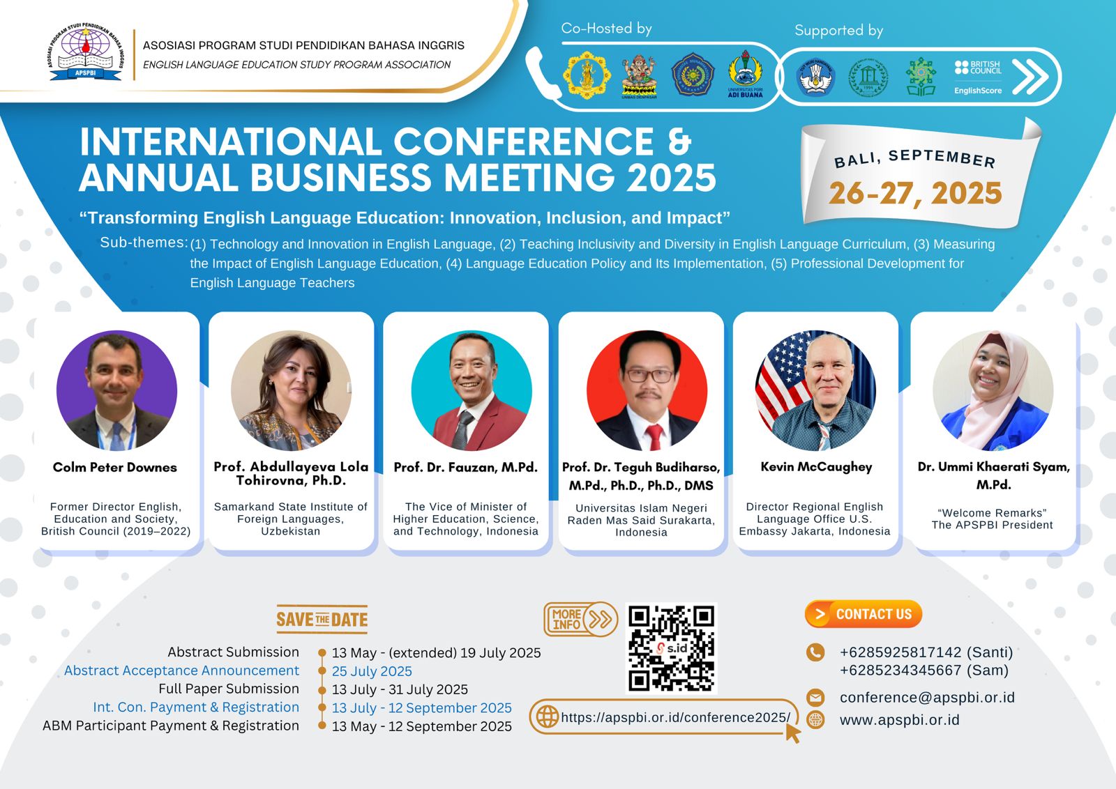APSPBI to Host International Conference & Annual Business Meeting 2025 in Bali, Indonesia